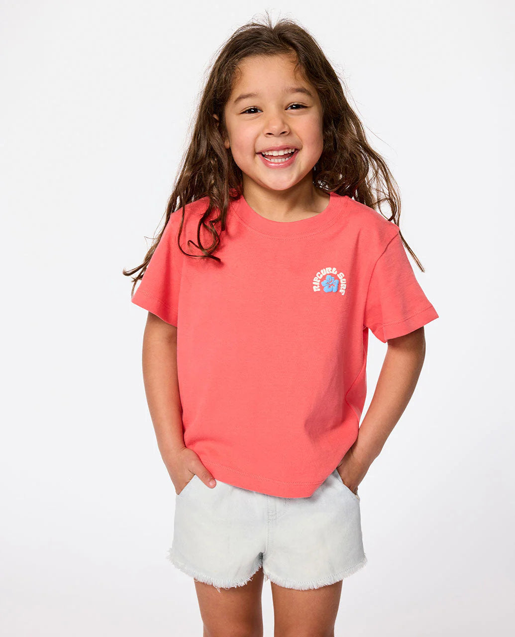 Luxe Surf Tee - Girls (1-8 years) - Watermelon