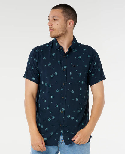 Fun Times Short Sleeve Shirt - Navy