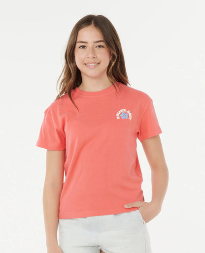 Luxe Surf Relaxed Tee - Girls (8-16 years) - Watermelon