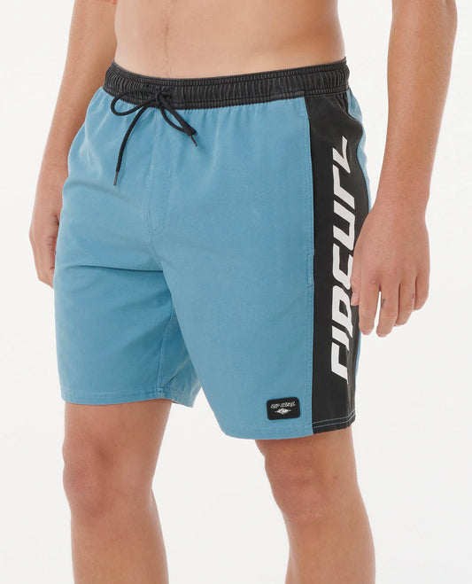 Sideways Volley 18" Boardshorts - Storm Blue