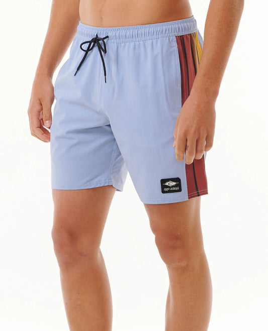 Sideways Volley 18" Boardshorts - Spray Blue