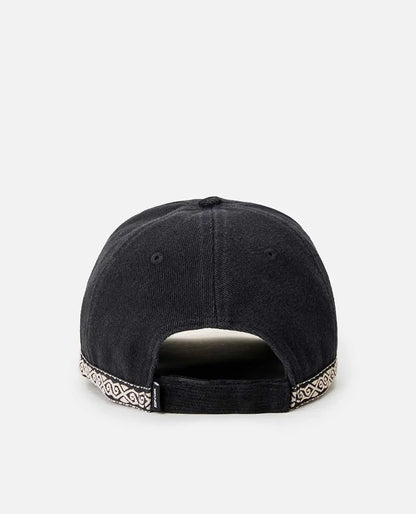 Cosmic Kiss 5 Panel Cord Cap - Black