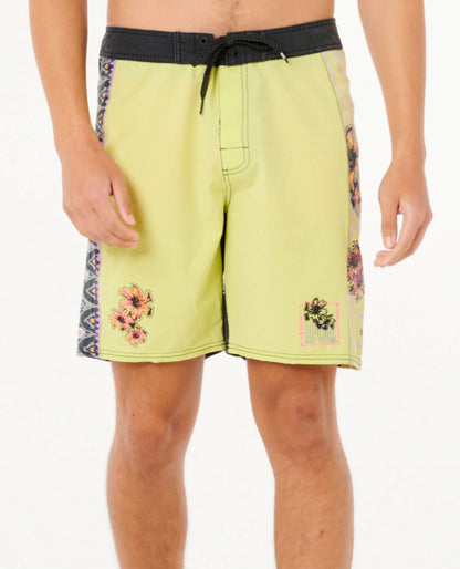 Mirage Sideways 19" Boardshort - Lime Wash