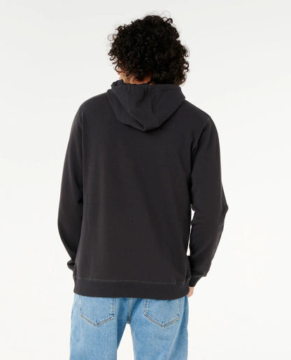 Made For Zip Through Hood Fleece - Washed Black