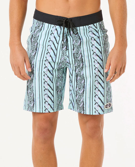 Mirage Heritage Vert 19" Boardshorts - Aqua