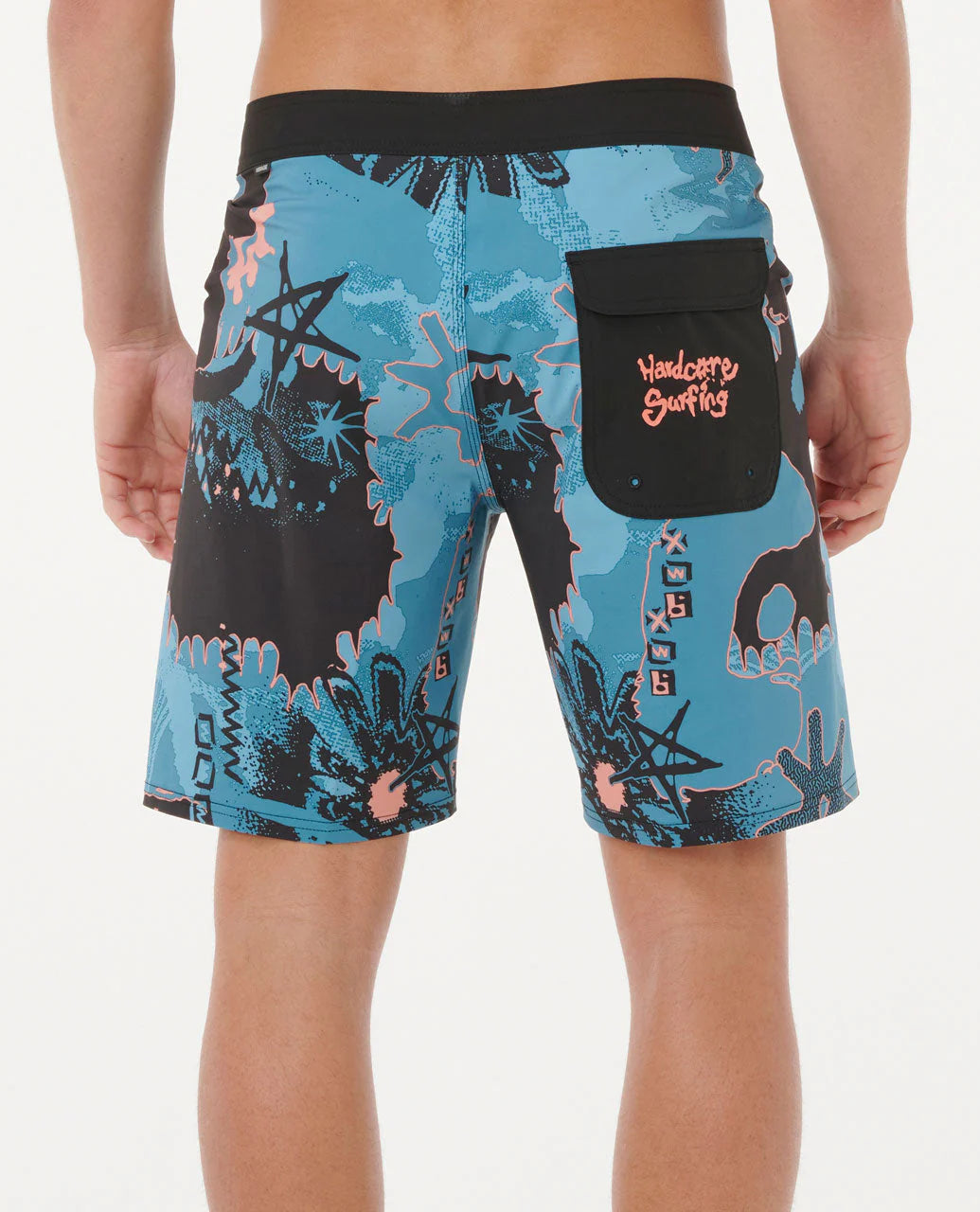 Mirage Mason 19" Raw Energy Boardshort - Storm Blue