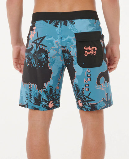 Mirage Mason 19" Raw Energy Boardshort - Storm Blue