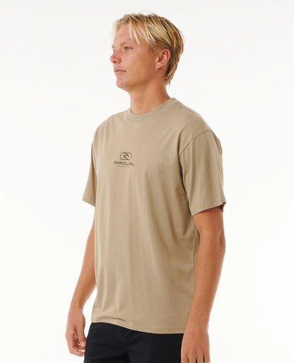 Pill Icon Tee - Sand Dune