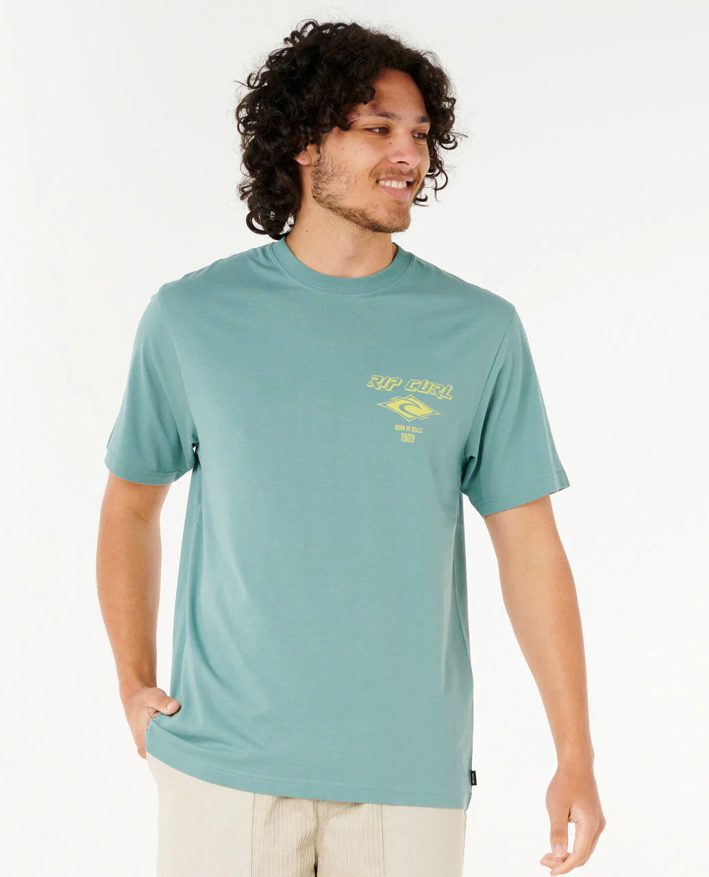 Fade Out Icon Tee - Blue Lagoon