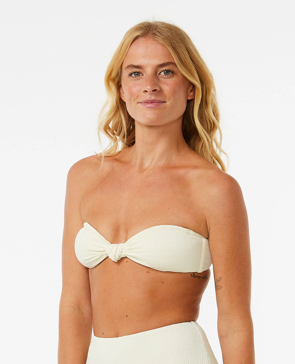 Dreams Bandeau Bikini Top - Off White