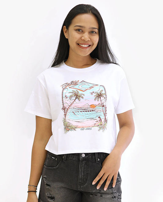 Bali Beach Life Tee - White