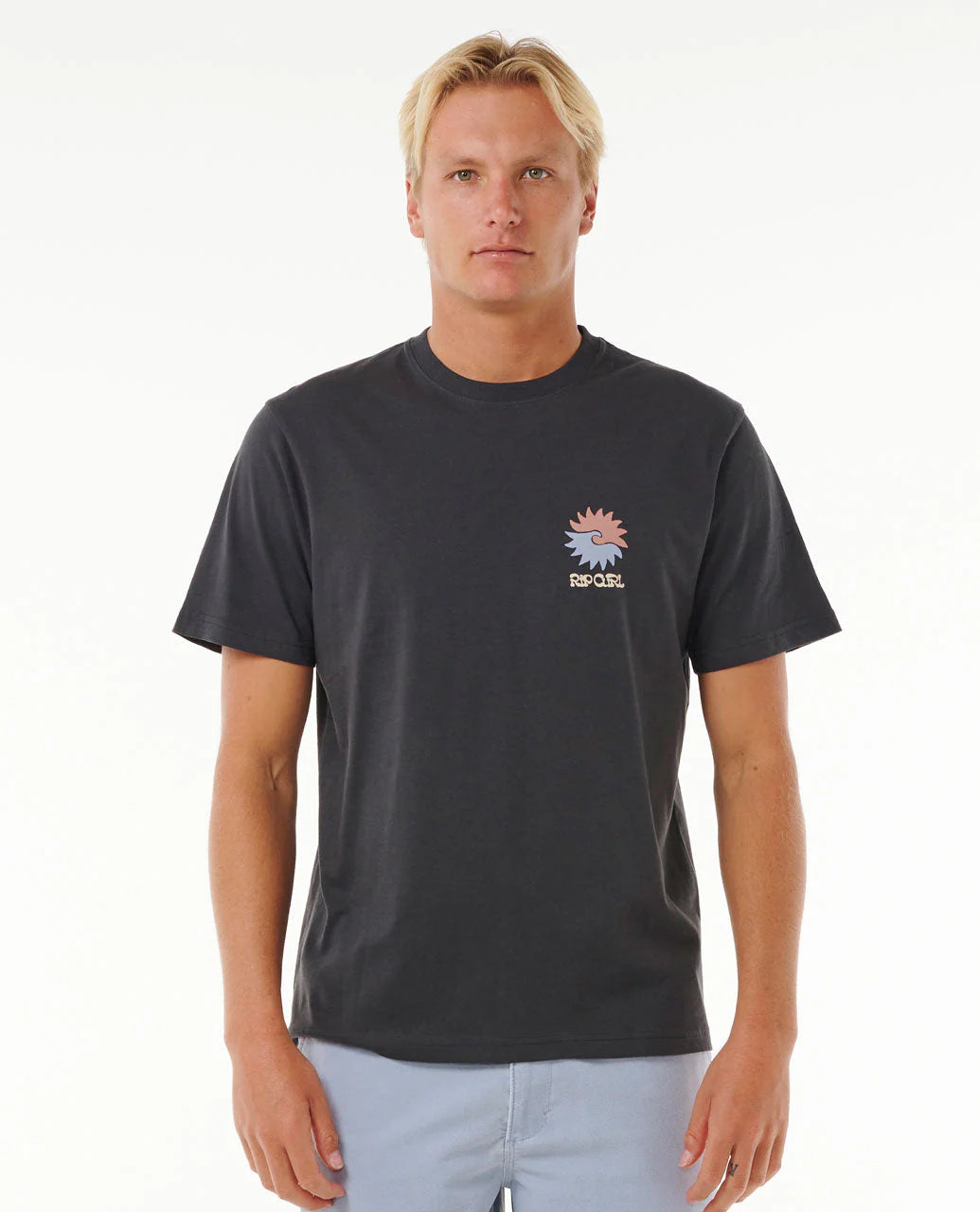 Saltwater Culture Breaker Tee - Washed Black