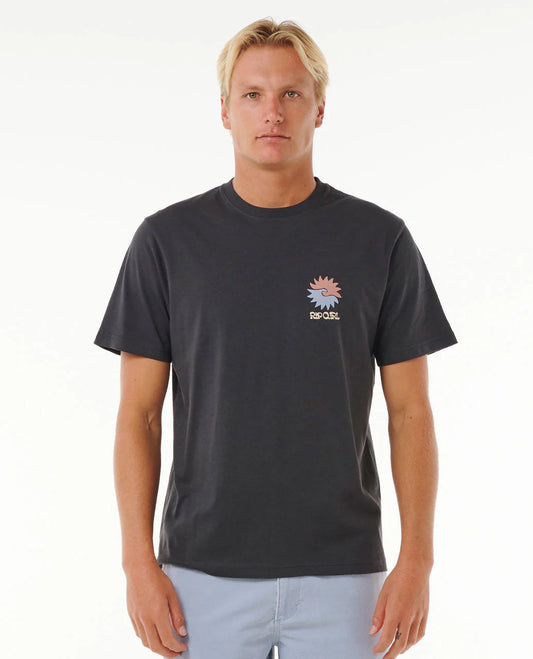 Saltwater Culture Breaker Tee - Washed Black