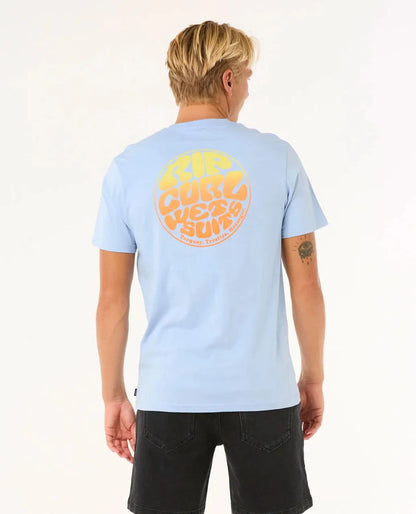 Wettie Passage Icon Tee - Ice Blue