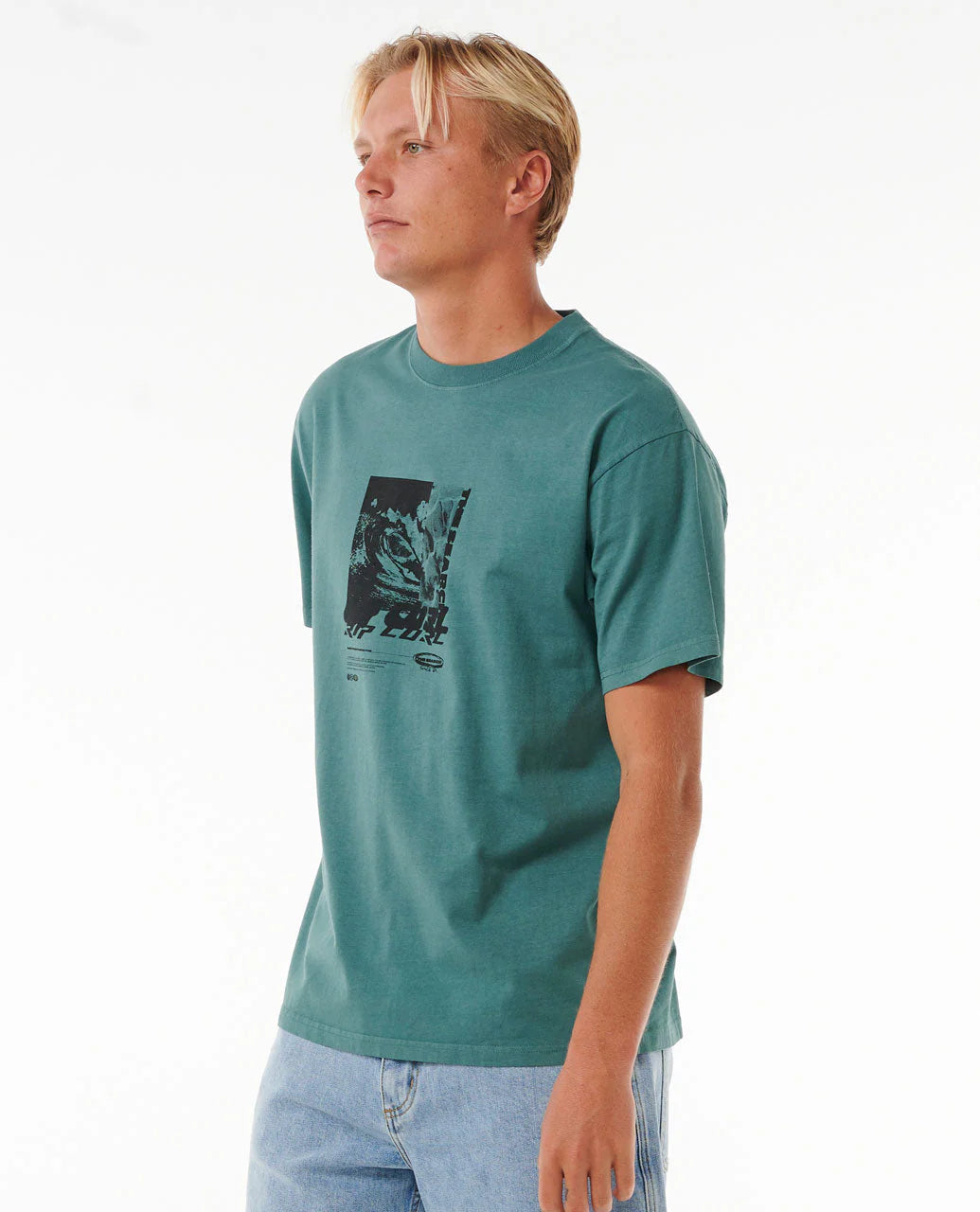 Quest Outer Reef Tee - Blue Stone