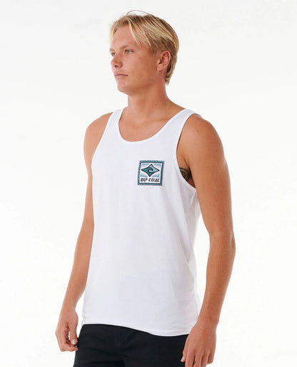 Throwback Tank - White