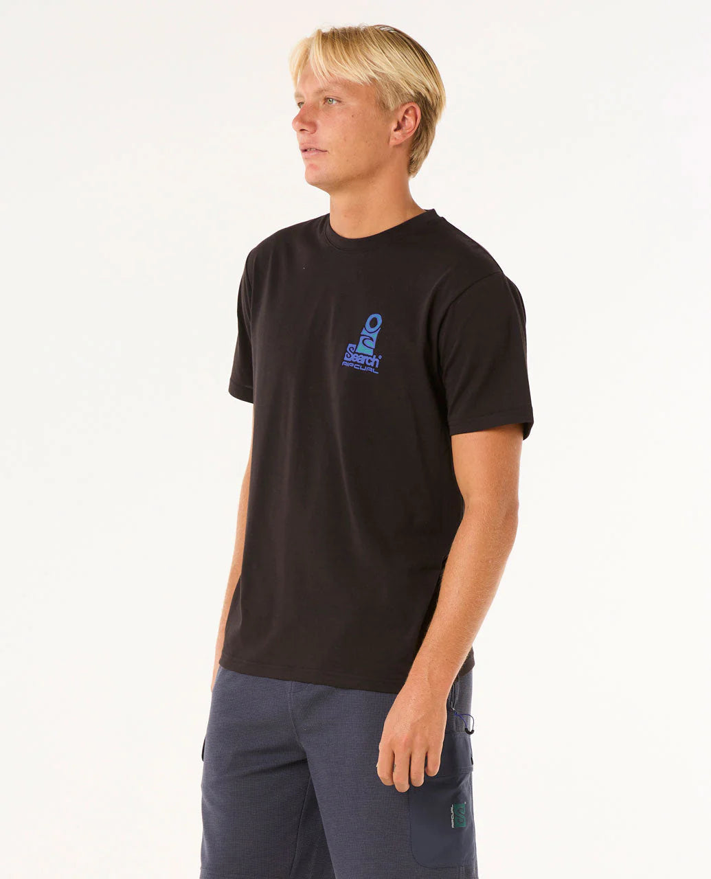 Vaporcool Search Stack Tee - Black