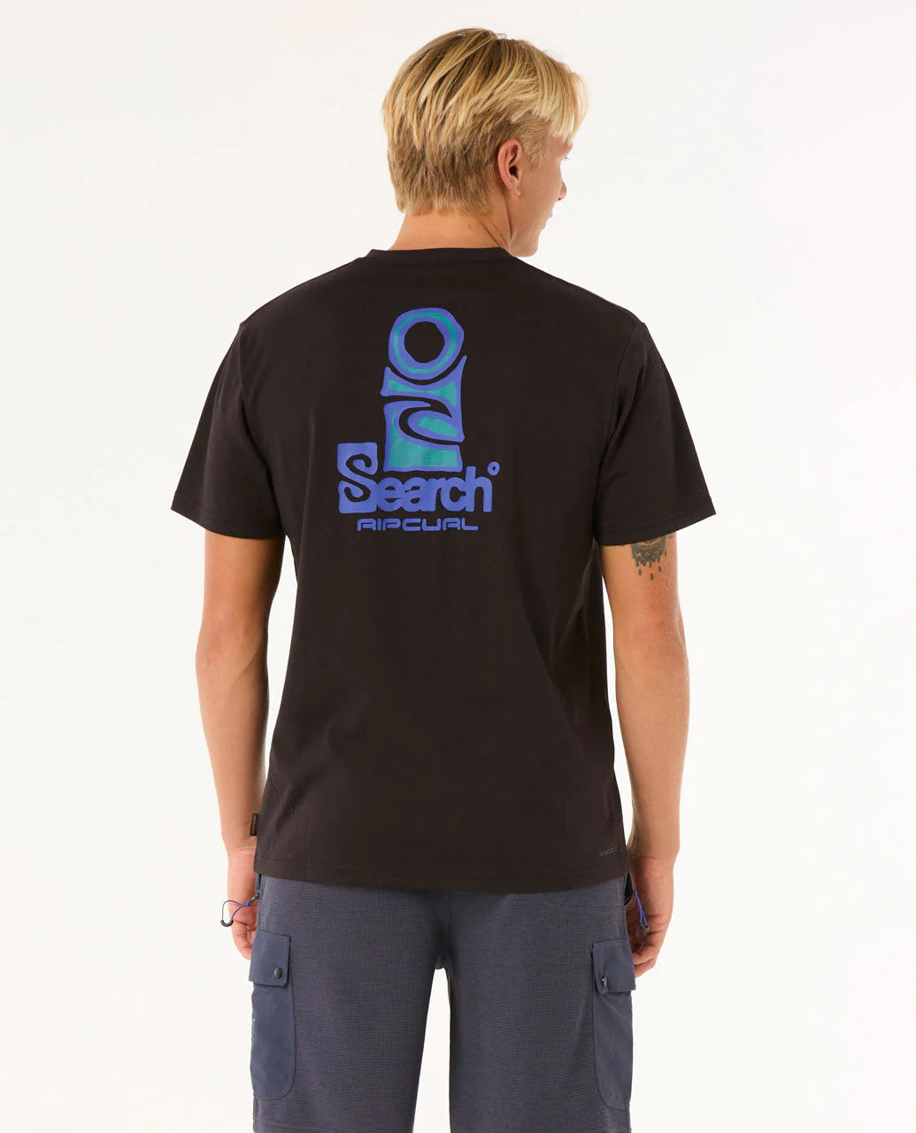 Vaporcool Search Stack Tee - Black