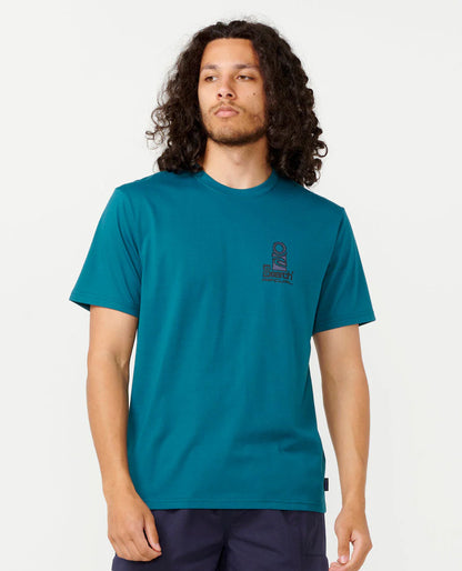 VaporCool Search Stack Tee - Trekking Green