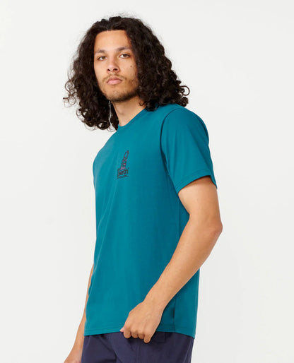 VaporCool Search Stack Tee - Trekking Green