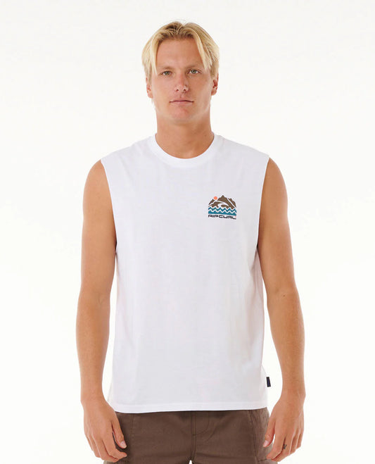 VaporCool Search Trek Muscle - White