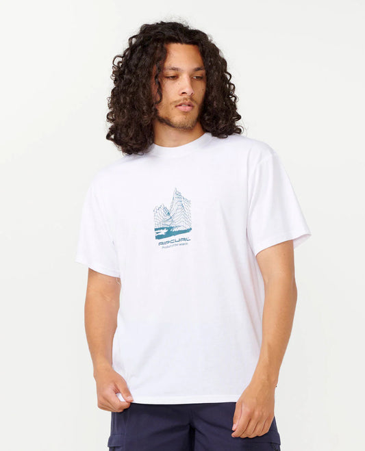VaporCool Search Frequency Tee - White