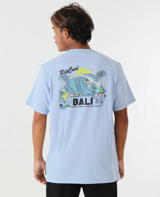 Bali Stoked Desto Tee - Blue