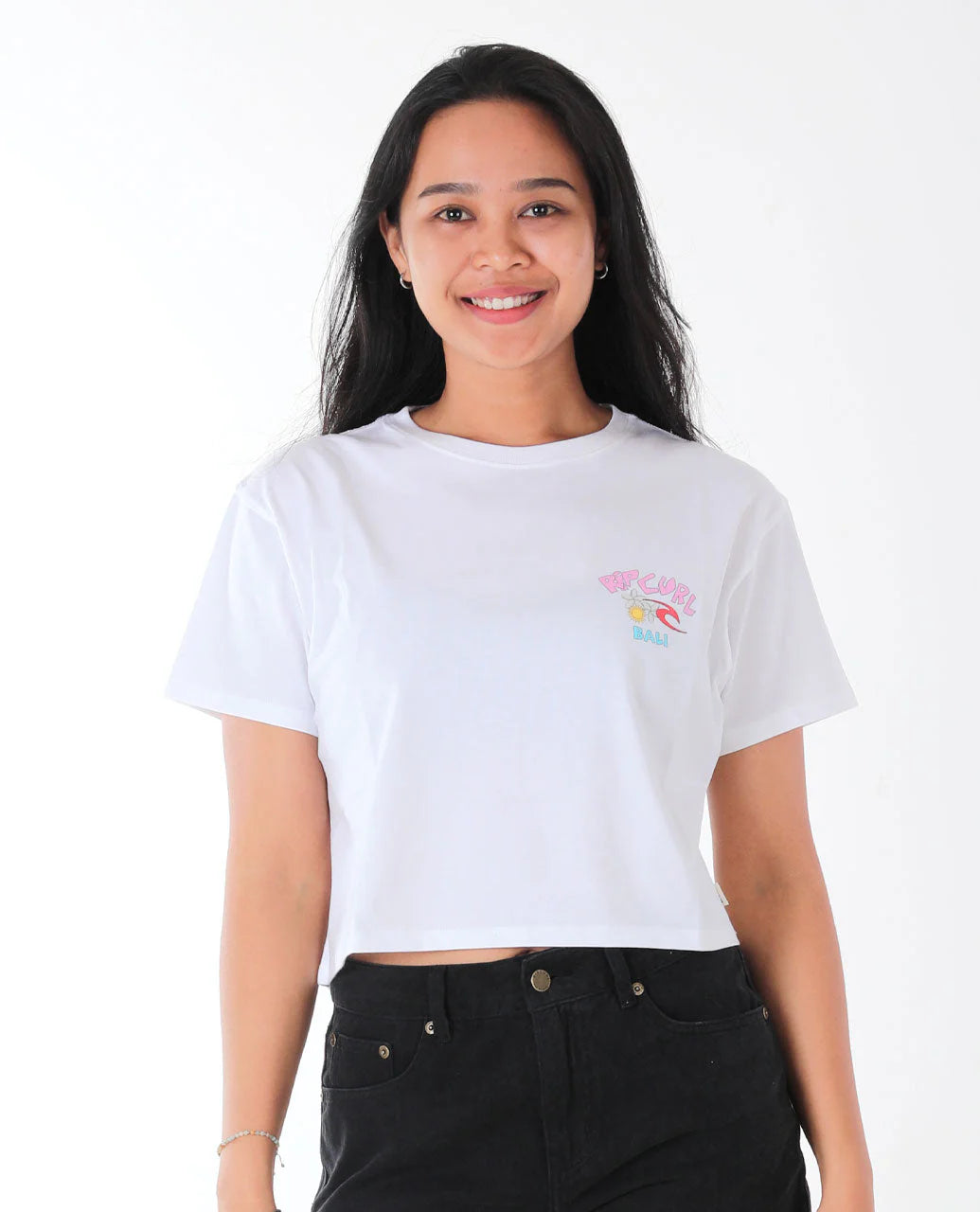 Bali Putu Surya Two Faces Tee - White