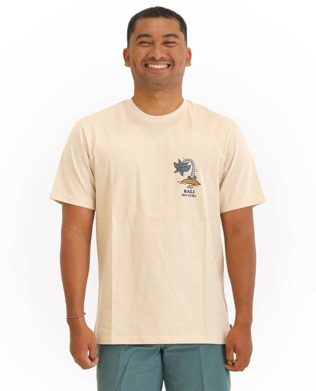 Bali Melali Tee Men - Vintage White