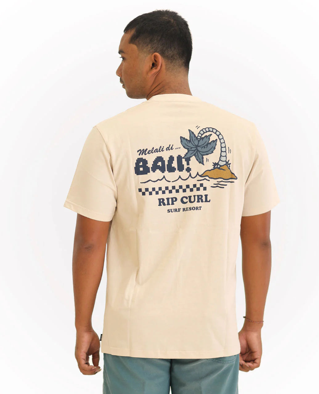 Bali Melali Tee Men - Vintage White