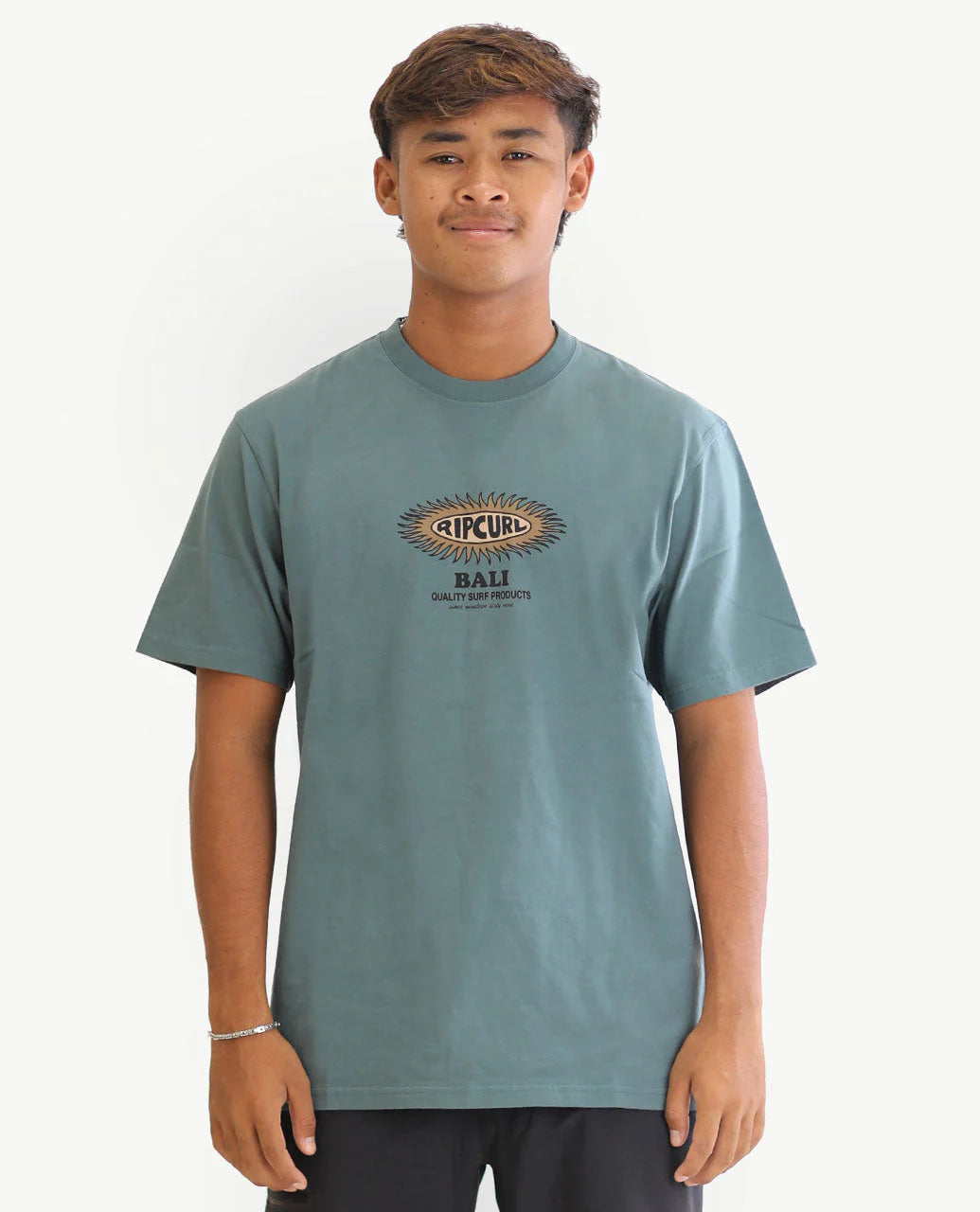 Bali Sun Blast Tee - Blue Stone