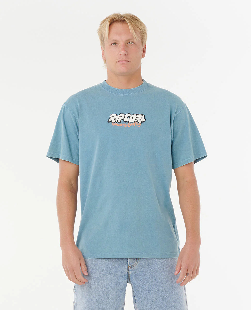 Raw Energy Bubble Tee - Storm Blue