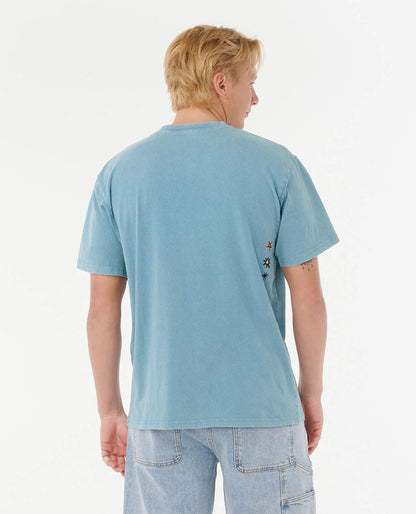 Raw Energy Bubble Tee - Storm Blue