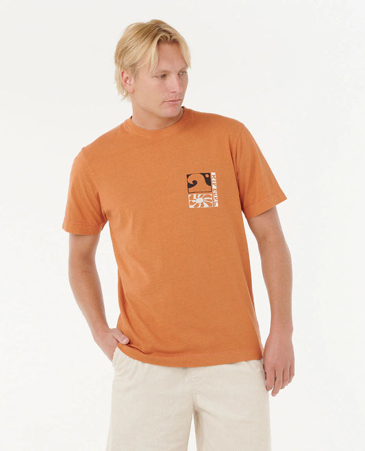 Artist Of The Search - TY Williams Coastline Tee - Terracota