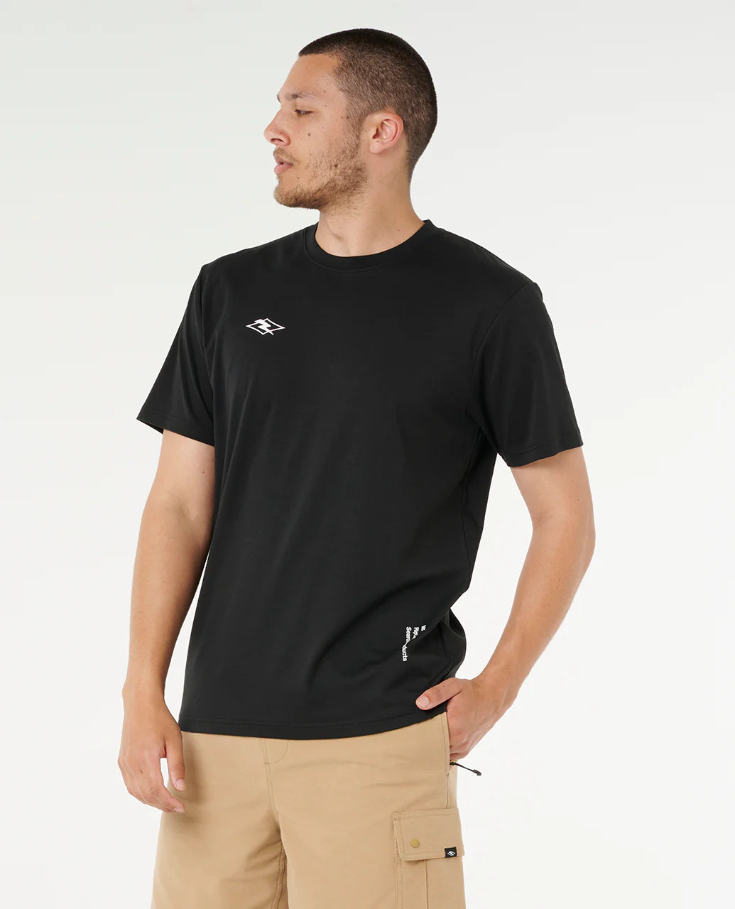 VaporCool Mick Fanning Diamond Tee - Black