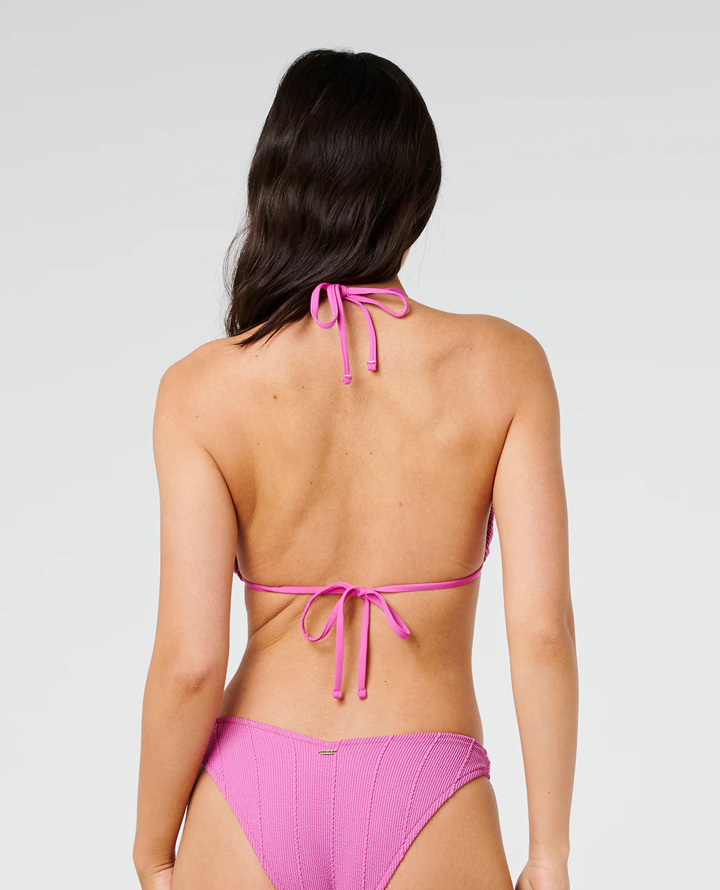 Vibe Surf Multi Fit Triangle Bikini Top - Purple Pink