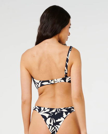 Topanga Geo Crop Top - Black