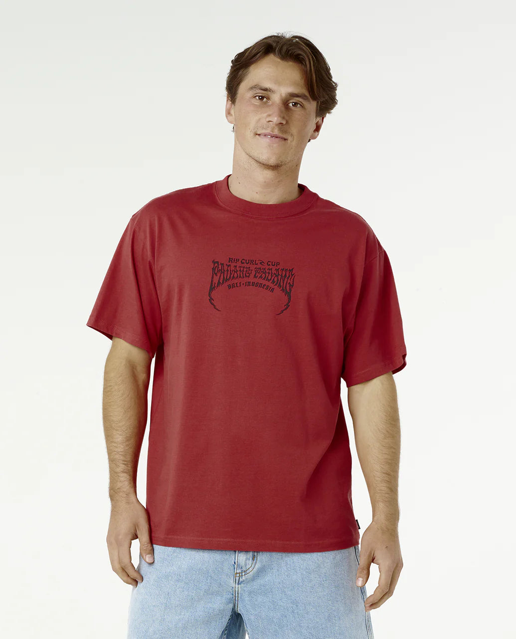 Padang Cup 26 Logo Tee - Men - Washed Red