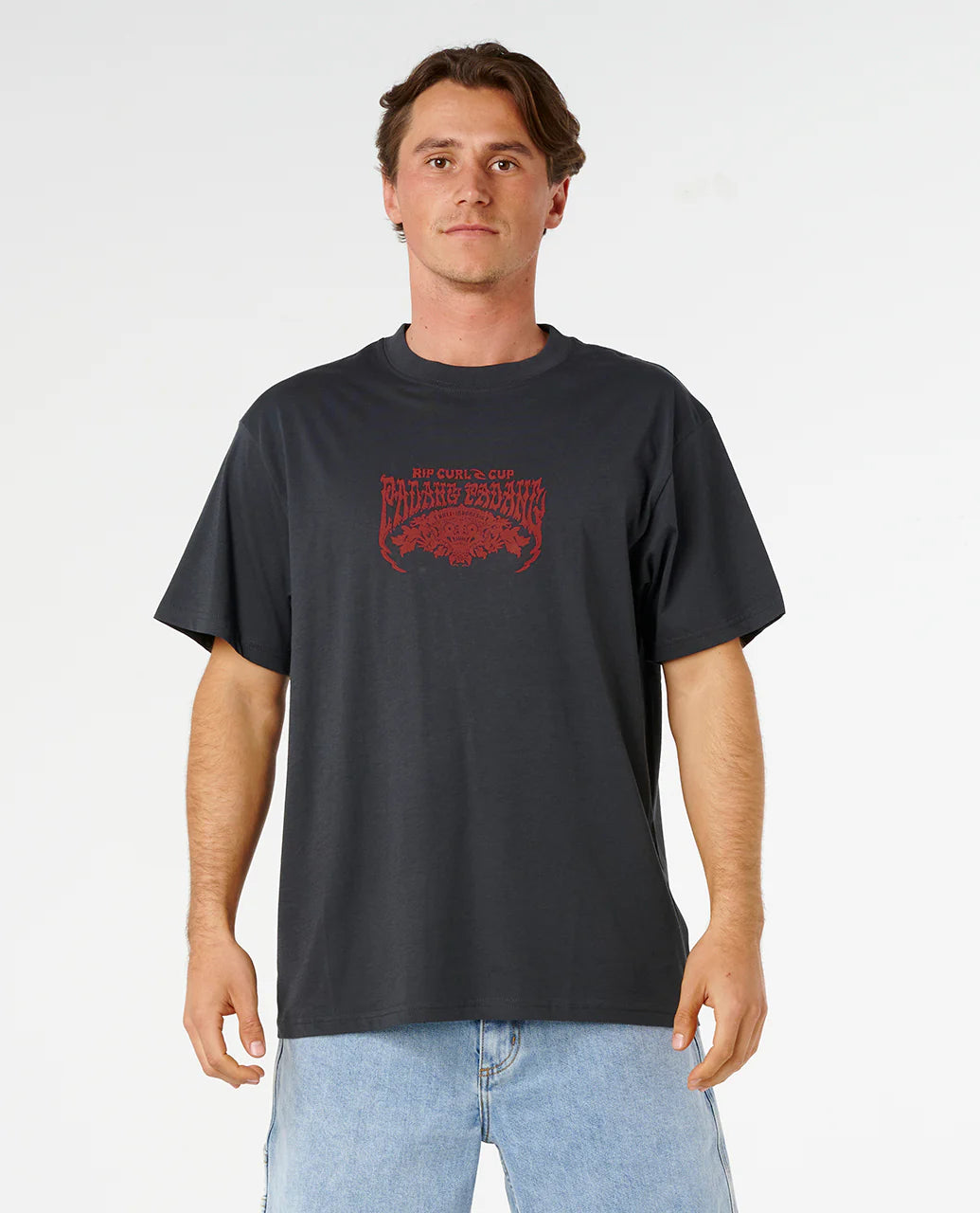 Padang Cup 26 Poster Tee - Men - Washed Black