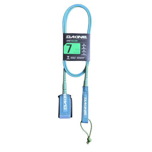 DK Kainui Team 7" x 1/4" Leash - Blue/White