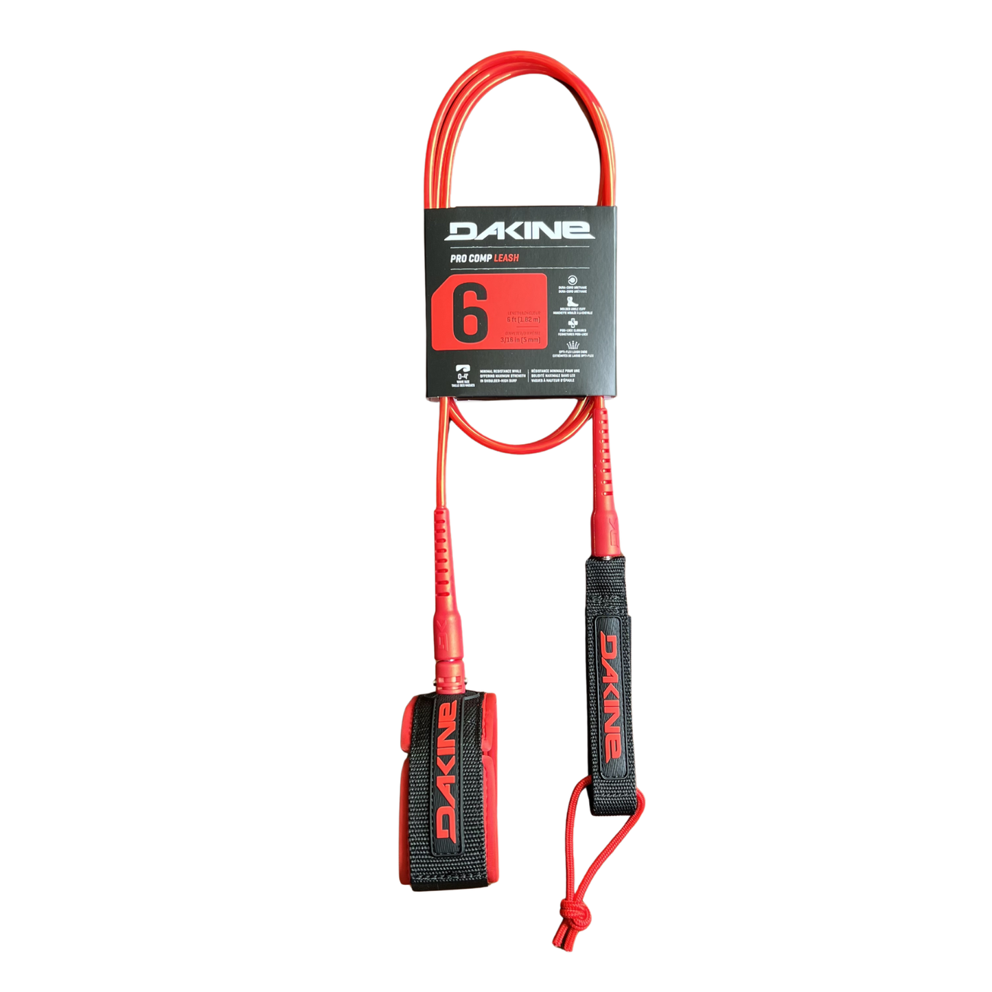 DK ProComp 6'X 3/16" - Flame Scarlet