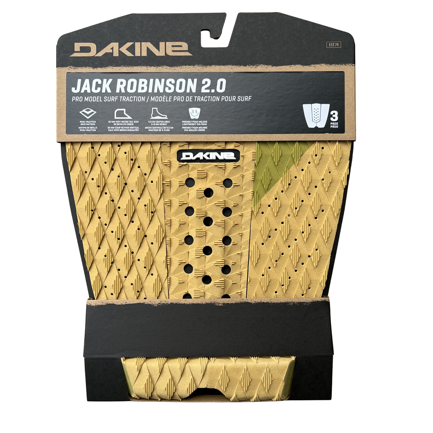 DK Jack Robinson Pro Surf Traction Pad - Honey Mustard