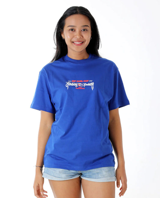 Padang Padang 25 Poster Tee - Cobalt