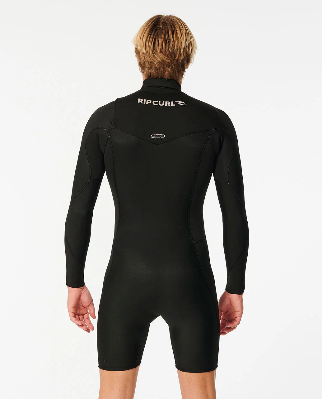 RC Dawn Patrol 2mm Long Sleeve Chest Zip Springsuit - Black