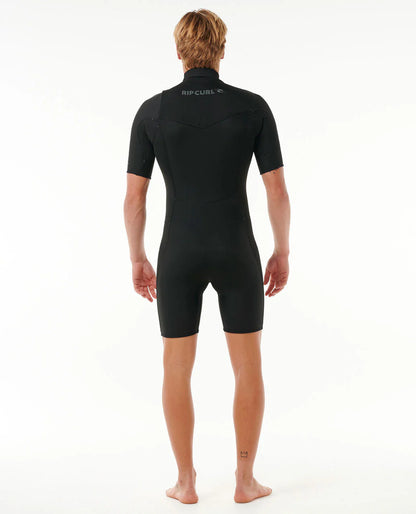 RC Dawn Patrol 2mm Chest Zip Springsuit - Black