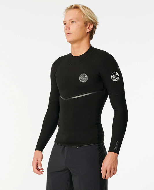 E-Bomb 1.5mm Long Sleeve Wetsuit Jacket - Black