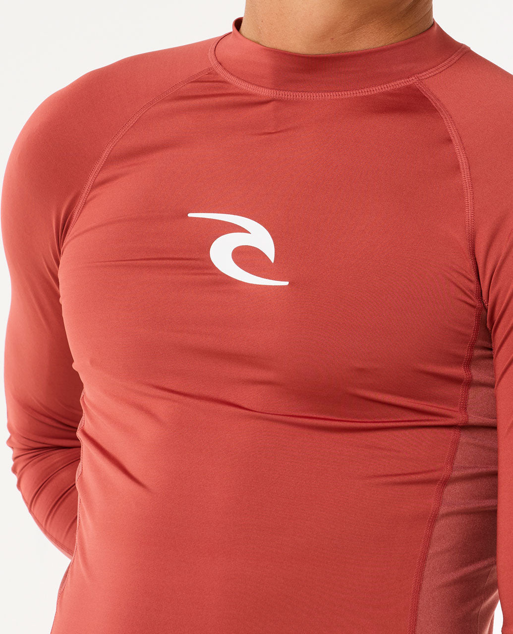 Waves UV Long Sleeve Rash Vest - Red