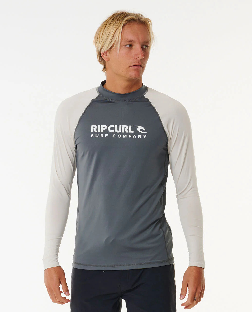 Shock UV Long Sleeve Rash Vest - Dark Grey