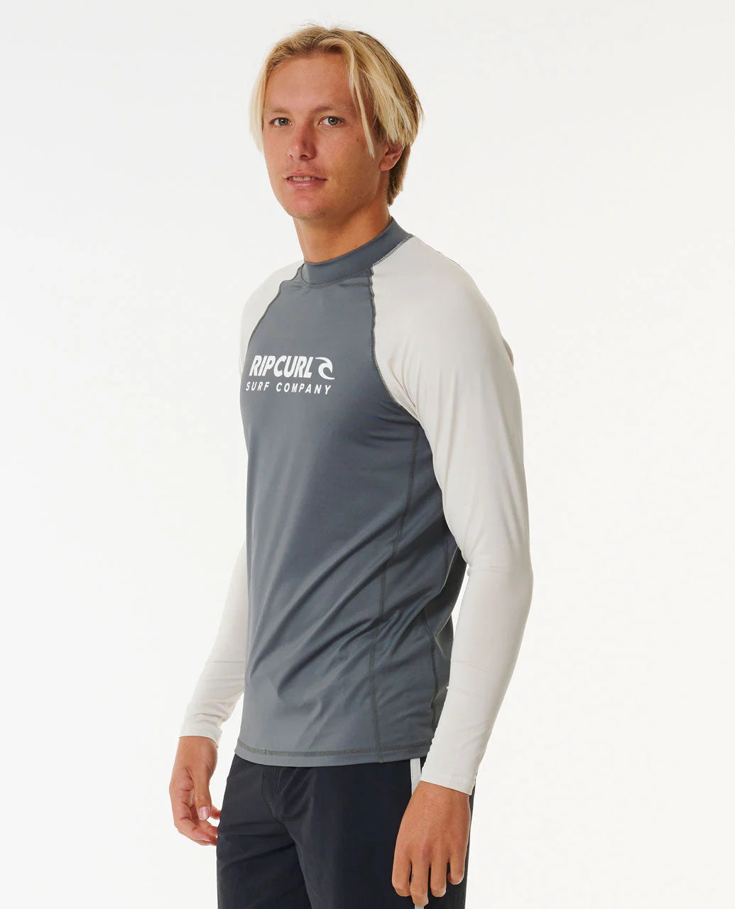 Shock UV Long Sleeve Rash Vest - Dark Grey