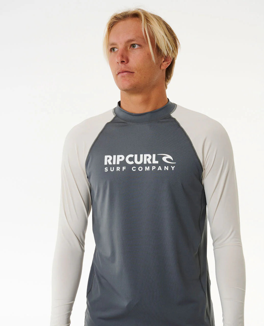 Shock UV Long Sleeve Rash Vest - Dark Grey